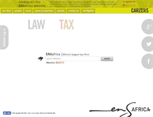 Tablet Screenshot of ensafrica.com